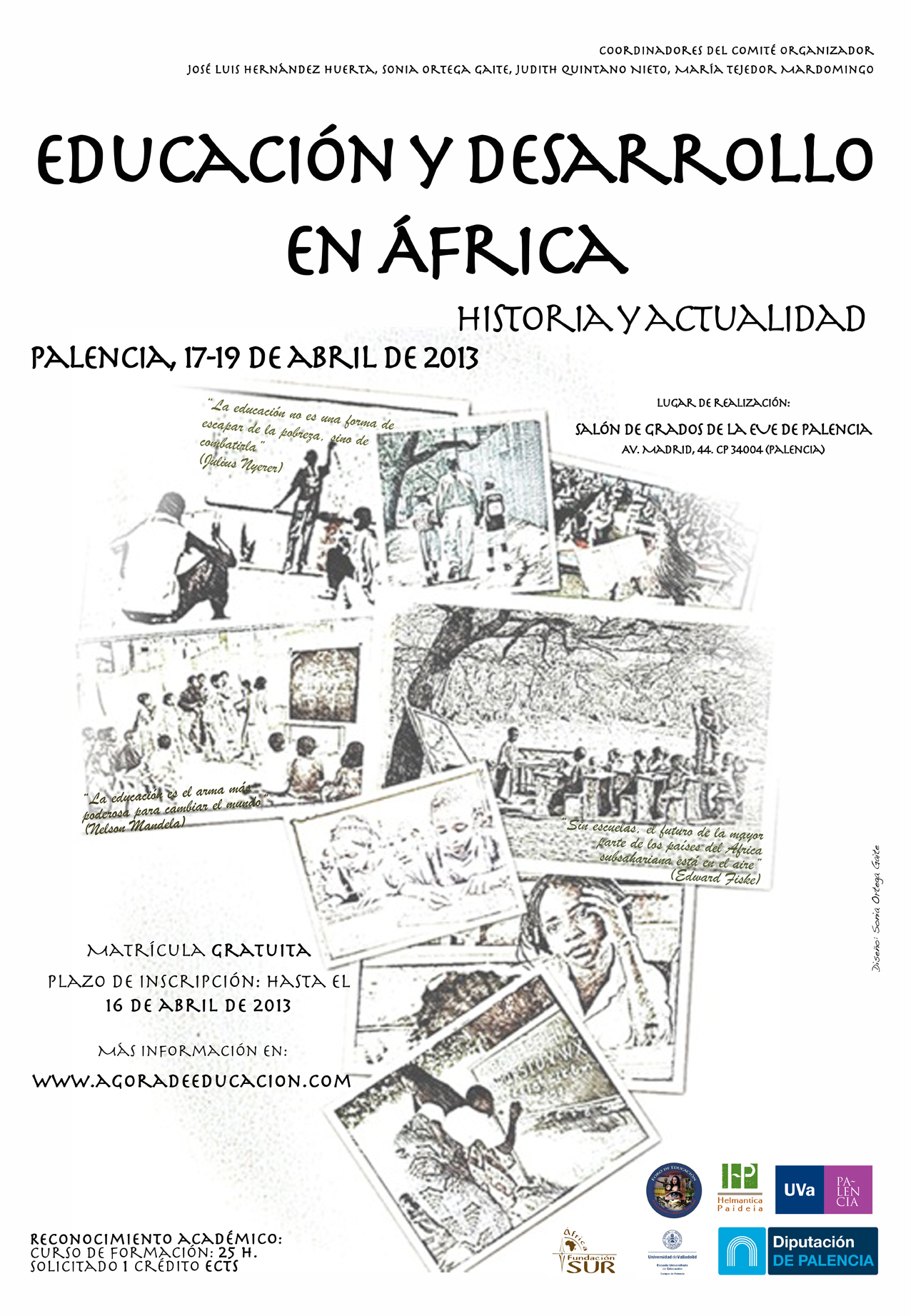 Educación y desarrollo en África - Cartel